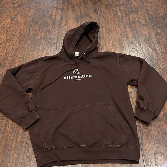 AWDis JHA001 - JUST HOODS by Adult College Hood size S GUC Affirmation up front - Picture 1 of 8